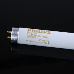 philips 标准光源d65灯管master tl-d 90 de luxe 36w/965