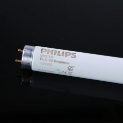 philips 标准光源d65灯管master tl-d 90 graphica 18w/965